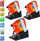 Skywin TidyFriend Laundry Detergent Holder Stand Organizer and Drip Tray for Washing Room Organization - 3 Pack Laundry Soap Holder for Liquid Detergent, Detergent Stand (Black) by CozyNest Decor