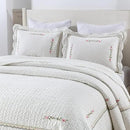 MarCielo 3-Piece 100% Cotton Oversized Bedspread Lightweight Quilt Coverlet Embroidery Farmhouse Bedding Set (Sakura White, Oversized Queen (100"x106")) by CozyNest Decor