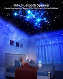 3D Galaxy Projector, Star Projector with 65 Dynamic Scenes, HD Planetarium Projector Night Light with Bluetooth Speaker for Room, Gift for Kids Adults, Relaxing Ambiance by TinyTreasures Baby Boutique