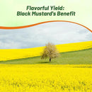 Outsidepride Black Mustard Seeds - 10000 Pcs Nutrient-Rich, Flavorful Annual Microgreen Seeds for Planting, Easy-to-Grow, Ideal for Indoor & Outdoor Cultivation, Soil & Hydroponic Systems by GreenHaven Gardens