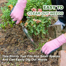 Haliaeetus Seeding Widger, Stainless Steel Garden Planting Trowel for Repotting, Long and Narrow Widger for Weeding from Tight Areas, Hand Transplanter with Wood Handle for Planting, Weeding, Digging by GreenHaven Gardens