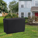 Kingling Grill Cart Cover, Waterproof Outdoor Prep Table Cover 46 Inch Stainless Steel Outdoor Patio Table Covers Rectangular for Metal Prep Cart Protection -46''L x 25''W x 40''H (Black) by CozyNest Decor