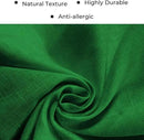 D'Moksha Homes Kelly Green Linen Table Runner 120 Inches Long - 100% Pure Linen Diamond Table Runner 14 x 120 Inch for Dining, Fall and Halloween - Machine Washable by CozyNest Decor