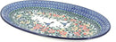 Blue Rose Polish Pottery Maria Oval Platter by CozyNest Decor