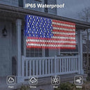 DBFAIRY Solar American Flag Lights Outdoor,420 LEDs American Flag Net Lights 6.5ft x 3.28ft Super Bright,Memorial Day Decorations of The United States for Independence/National/Memorial Day,July 4th by GreenHaven Gardens