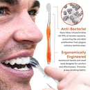 LINHART Extra Soft Toothbrush – Teeth Whitening Toothbrush with Multi Length Bristles, 4 Pack by CozyNest Decor