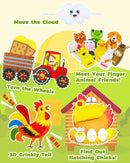 Busy Book for Toddlers 1-3, Montessori Toys for 1 2 Year Old Boy Girl Birthday Gifts, Busy Board Educational Learning Toys for 1+ Year Old, Toddler Airplane Travel Toy Farm Animals Activity Books by TinyTreasures Baby Boutique