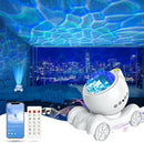 ENOKIK Star Projector, Galaxy Projector Built-in Bluetooth Speaker and 8 White Noise, Night Light for Kids Adults, Aurora Nebula Lamp for Home Decor/Relaxation/Party/Music/Gift (White) by TinyTreasures Baby Boutique