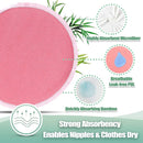Nursing Breast Pads (14 Pack) + Laundry Bag & Travel Storage Bag, 4.7 inch Option - Washable & Reusable Breastfeeding Nursing Pads (Gentle, Large, Daytime Use) by TinyTreasures Baby Boutique