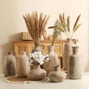 Ceramic Rustic Vase, 12.8" Large Flower Vases Home Decor for Pampas Farmhouse Decorative Pottery Clay Vase for Mantel Entryway Table Living Room Kitchen Bathroom Bedroom by CozyNest Decor