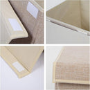 popoly Large Toy Box Chest Storage with Flip-Top Lid, Collapsible Kids Storage Boxes Container Bins for Toys, Playroom Organizers, 25"x13" x16"(Linen Beige) by TinyTreasures Baby Boutique