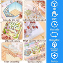 DIY 3D Sticker Scene，8 Sets Pack（500+）, Reusable Sticker Book, Cute Sets for Free Combination, Cute Waterproof for Anywhere, Crafts Party Favors Birthday Gift by TinyTreasures Baby Boutique