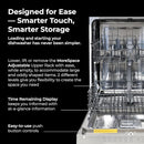 Kenmore 24" Built-in Stainless Steel Tub Dishwasher SmartWash, Smart Dry, and MoreSpace Adjustable Rack, Energy Star Certified, Fingerprint Resistant by TinyTreasures Baby Boutique