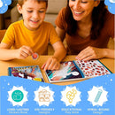 BulbaCraft 4Pcs Sticker Paint Books for Boys - Sticker Books by Number with Superheroes, Sports, Vehicles and Adventures - Coloring Activity for Kids by TinyTreasures Baby Boutique
