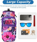 32 40 oz Water Bottle Carrier with Strap, Neoprene Water Bottle Sleeve Bag with 2 Pockets Insulated Flask Sling Holder for Walking Hiking Gym by TinyTreasures Baby Boutique