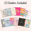 2025-2026 Monthly Large Planner- Daily, Weekly & Monthly Organizer with 3 Pens & Stickers - Organized Chaos Pink, January 2025 to June 2026, Stylish & Durable by TinyTreasures Baby Boutique