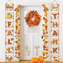 DearHouse 2 Pack Fall Garland Maple Leaf, 5.9Ft/Piece Hanging Vine Garland Artificial Autumn Foliage Garland Thanksgiving Decor for Home Wedding Fireplace Party Christmas (Green) by CozyNest Decor