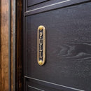 PULL Brass Door Sign. Traditional Style Home Décor Wall Plaque Handmade By The Metal Foundry UK. by CozyNest Decor