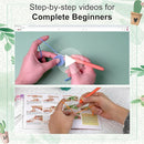 Utook Crochet Kit for Beginners，Crochet Starter Kits,Crochet Kits for Beginners Adults and Children, with Instructional Videos and Paper Tutorials, Handmade Crafts, Holiday Gifts (Love Cactus) by TinyTreasures Baby Boutique