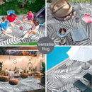 HiiARug Outdoor Reversible Plastic Straw Rug, 9'x12', Cool Gray, Large Patio Mat for RV, Backyard, Deck, Picnic, Beach, Trailer, Camping by GreenHaven Gardens
