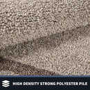 PURRUGS Dirt Trapping Door Mat 32" x 48", Non-Slip/Skid Machine Washable Entryway Rug, Shoes Scraper, Area Rug, Super Absorbent Welcome Mat for Muddy Wet Shoes and Paws, Beige & Grayish Brown by CozyNest Decor