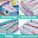 Chilpals Friendship Bracelet Making Kit for Girls,Arts and Crafts for Kids Ages 8-12,Birthday Gifts Ideas for Girl 7 8 9 10 11 Year Old - 2 in 1 Bracelets String Maker Toys Set (Purple) by TinyTreasures Baby Boutique