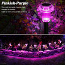 Halloween Solar Lights Outdoor 16 Pack Pink Purple LED Waterproof Mushroom Outside Lights for Yard Garden Patio Pathway Walkway Landscape Halloween Decorations by CozyNest Decor