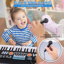 Pyle Electric Keyboard Piano - 49-Key Portable Digital Karaoke Piano with Stereo Speakers, Rechargeable Battery, and Wired Microphone for Beginners, Kids, Adults - 8 Rhythms, 16 Tones by TinyTreasures Baby Boutique