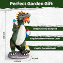 Dinosaur Eating Gnomes Garden Decor Statue - Funny Dinosaur Gnome Massacre Outdoor Decor for Yard, Patio, Lawn Ornaments - Garden Gifts for Mothers Day, Housewarming, Festival by CozyNest Decor