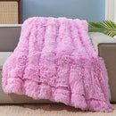 GONAAP Fuzzy Faux Fur Throw Blanket Light Pink Super Soft Cozy Plush Fuzzy Shaggy Blanket for Couch Sofa Bed (Light Pink, Throw(50"x60")) by CozyNest Decor
