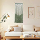 JONKASIPA Macrame Wall Hanging Bohemian Handmade Tassel Wall Art Decorations,Green Fringe Chic Home Decor for Apartment Dorm Living Room Bedroom by CozyNest Decor