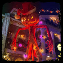 25FT Outdoor Halloween String Lights, G40 Outdoor Halloween Decorations Light with 27 LED Shatterproof Orange Purple Globe Lights(2 Spare), Hanging Patio Lights for Holiday Balcony Backyard Party by TinyTreasures Baby Boutique