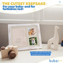 Baby Footprint and Hand Print Kit - Keepsake Frame, Nursery Picture Frames, New Mom Gifts, Newborn Essentials, Baby Shower Gifts (White Wash) by TinyTreasures Baby Boutique