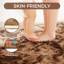 Ultra Soft Rug for Living Room, 4X6 Fluffy Shag Area Rug for Bedroom, Modern Shaggy Carpets Fuzzy Rug for Teens Dorm Nursery Home Decor Aesthetic, Upgrade Anti-Skid Durable, Tie-Dyed Coffee by TinyTreasures Baby Boutique