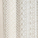 Sutuo Home Boho Curtain Crochet Lace Semi-Sheer Bohemian Hollow Knitted Handmade Tassels, Rod Pocket Window Treatment Vintage Rustic Farmhouse Drapes for Bedroom, 1 Panel 59" W x 96" L, Beige by CozyNest Decor