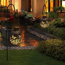 Butterfly Solar Lanterns Outdoor Waterproof, Garden Decor Gifts for Women Mom Grandma Hanging Solar Lights Hollowed-Out Metal Solar Decoration Outside for Patio, Yard, Pathway, Front Porch(1 Pack) by GreenHaven Gardens