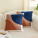 HOdo Home 2PCS 18x18 Inch Pillow Covers-Throw Pillow Cover,Tufted Boho Jacquard Pillow Covers,Farmhouse Decorative Pillow Cover,Pillow Cases for Couch,Sofa,Bed,Chair,Living Room,Home Decor by CozyNest Decor