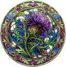 KAAYEE Wooden Jigsaw Puzzles-3D Visual Effect Scotch Thistle Wooden Puzzle Adult Unique Shape Wooden Puzzle Wooden Jigsaw Puzzle for Adult,Puzzle for Adults,Family Puzzles (M-11.4 * 11.4in-200pcs) by TinyTreasures Baby Boutique