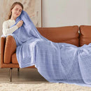 inhand Knitted Throw Blanket for Couch and Bed, Soft Living Room Home Decor Knitted Blanket with Tassel, Outdoor Lightweight Breathable Summer Blanket, Farmhouse Warm Woven Decorative, 50"x60"