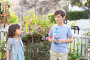 Gazillion Giant Bubble Solution 1¯L Creates Huge, Extra Elastic Bubbles, Safe & Non Toxic, Includes 7 in 1 Bubble Wand, Outdoor Refill for Wands, Machines & Kids Party Fun Ages 3 by TinyTreasures Baby Boutique