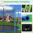 12FT 14FT Trampoline with Slide and Swings, ASTM Approved Outdoor Trampoline with Basketball Hoop and Ladder, Capacity for 5-7 Kids and Adults by TinyTreasures Baby Boutique