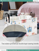 FANKANG Storage Bins, Nursery Hamper Canvas Laundry Basket Foldable with Waterproof PE Coating Large Storage Baskets for Kids Boys and Girls, Office, Bedroom, Clothes,Toys(Rec-castle carriage ） by TinyTreasures Baby Boutique