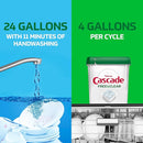 Cascade Free & Clear Dishwasher Pods, Dishwasher Detergent, Dish Detergent Soap, Lemon Essence, 47 Count by TinyTreasures Baby Boutique