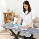 APEXCHASER Ironing Board with Silicon Iron Rest, Heavy-Duty Legs and Heat Resistant Cover, 13x53 inch, Black by CozyNest Decor