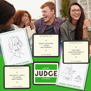 Brass Monkey Drawing from Memory - Social Party Game with 300+ Game Card Prompts for Drawing from Memory by TinyTreasures Baby Boutique