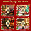 61Inch Nutcracker Christmas Decor Outdoor with LEDs 5 Feet Lighted Large Nutcracker Lighted Christmas Decorations Outdoor with Stakes & Zip Ties for Xmas Yard, Porch, Lawn by CozyNest Decor