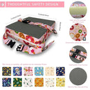 Toddler Booster Seat for Dining Table, Portable Booster Seat for Kitchen Chair, 4 Inch High-Density Foam Cushion with Adjustable Safety Straps and Non-Slip Bottom, Perfect for Kids Travel and Daily by TinyTreasures Baby Boutique
