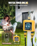 RAINPOINT WiFi Water Timer with Brass Inlet & Outlet.Only WiFi Sprinkler Timer, No WiFi Hub.Must Use with 2.4Ghz WiFi and TWG004WRF WiFi Hub (Lot Number After 202108) by GreenHaven Gardens