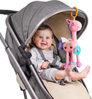 TUMAMA Baby Plush Hanging Rattle Toys, Crib Car Seat Travel Stroller Playmat Soft Plush Toy with Wind Chimes, Best Birthday Gift for Newborn 0-12 Months by TinyTreasures Baby Boutique
