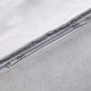 Amazon Basics Under Bed Fabric Zipper Blanket Storage Container Bags with Window and Handles, 2-Pack, 18 x 42 x 6 inches, Gray by CozyNest Decor